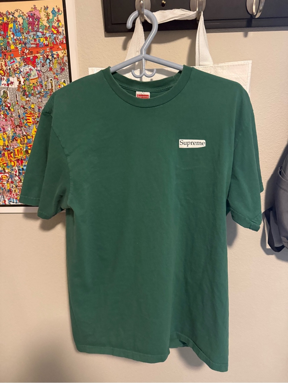 Supreme Forest Green Box Logo T-Shirt - Men's Casual Tee